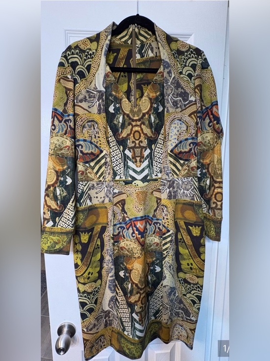 Etro Jackets & Blazers - ETRO SPA VIA SPARTACO 3 20135 MILANO -ITALIA Patterned MIDI Dress